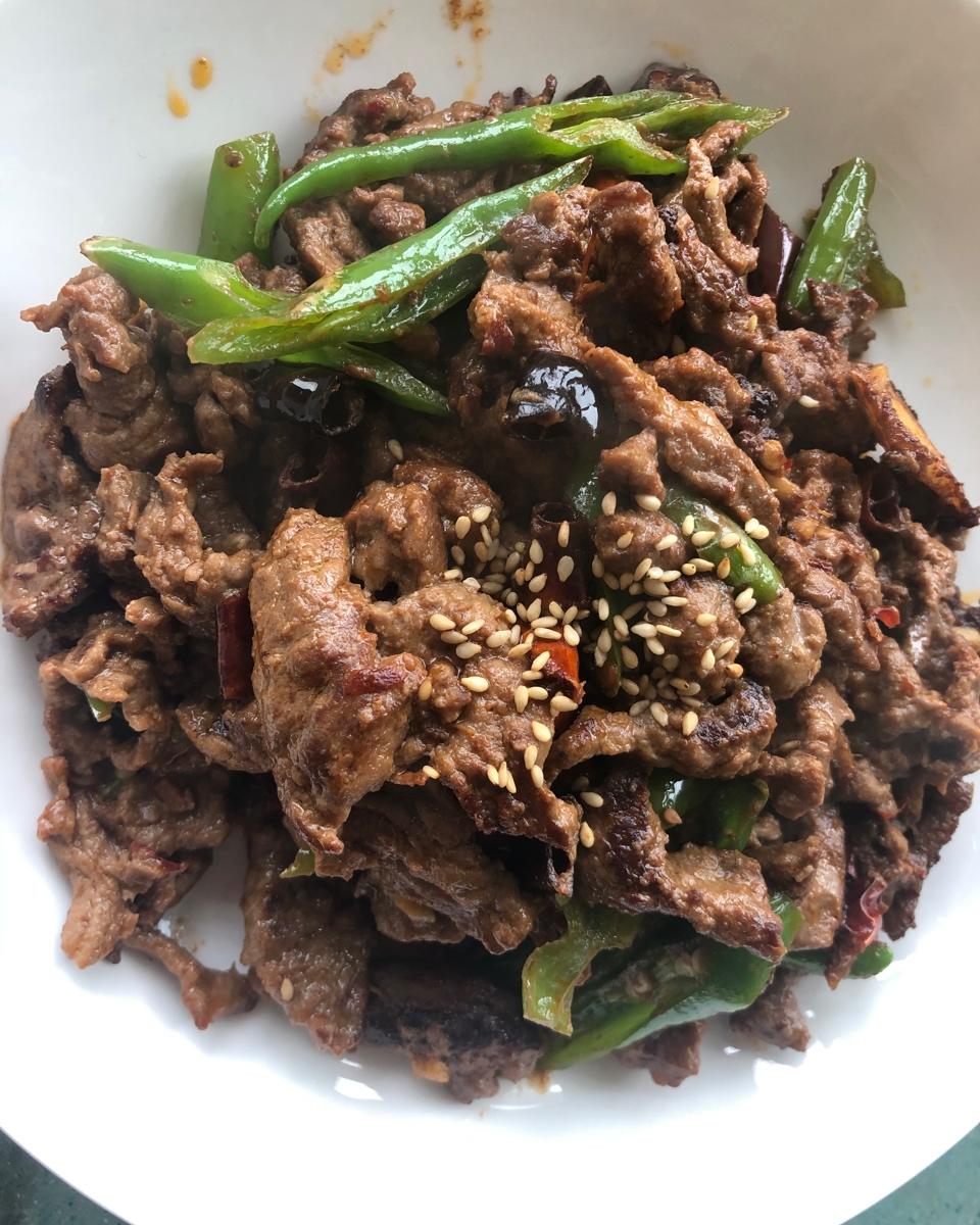 十八秒生爆牛肉