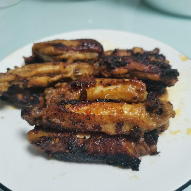 超快手孜然蜂蜜煎鸡翅