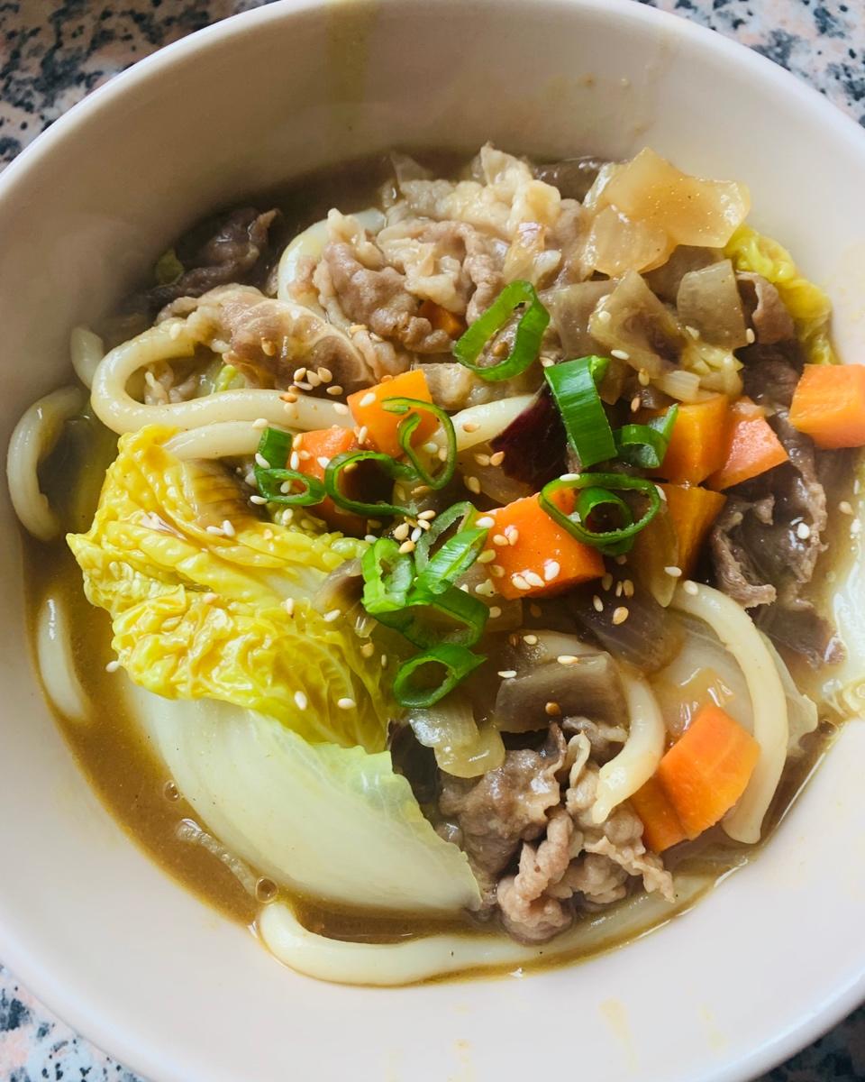 咖喱肥牛乌冬面