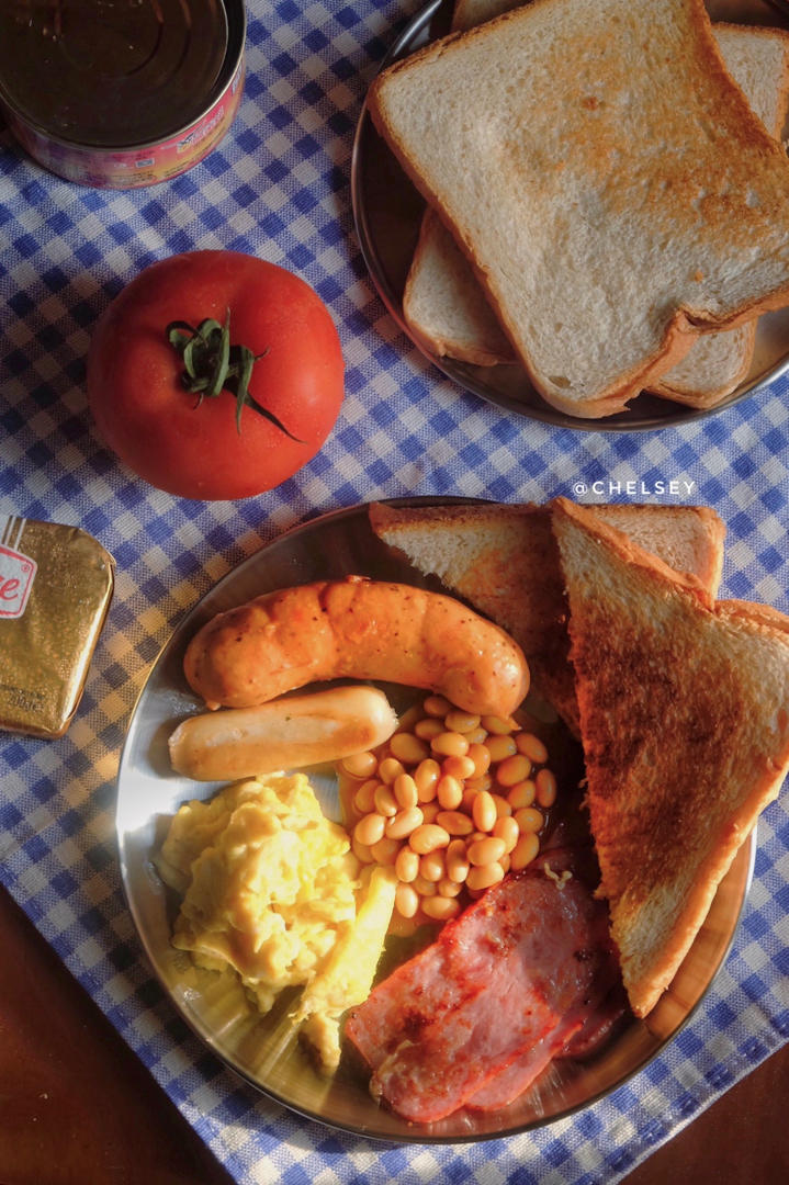🍳元气满满的英式早餐🥓