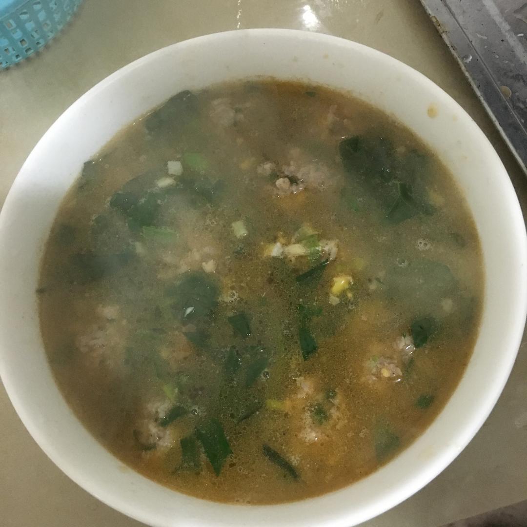 妈妈牌汆肉丸子汤
