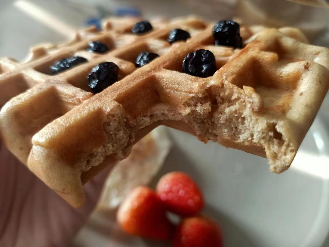 松软香甜的早餐机版「华夫饼」