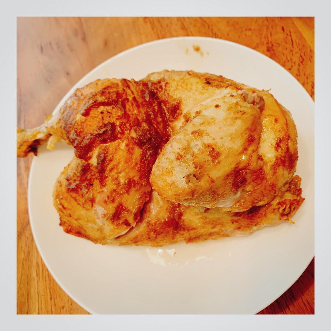 烤盐焗鸡（超简单！）