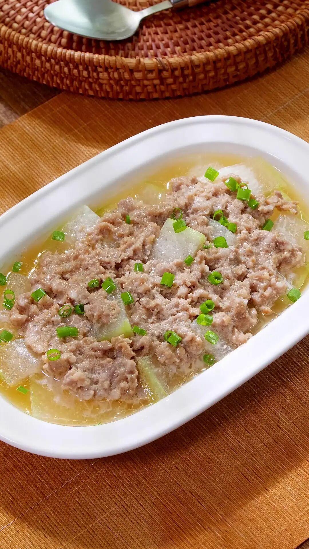 肉末蒸冬瓜