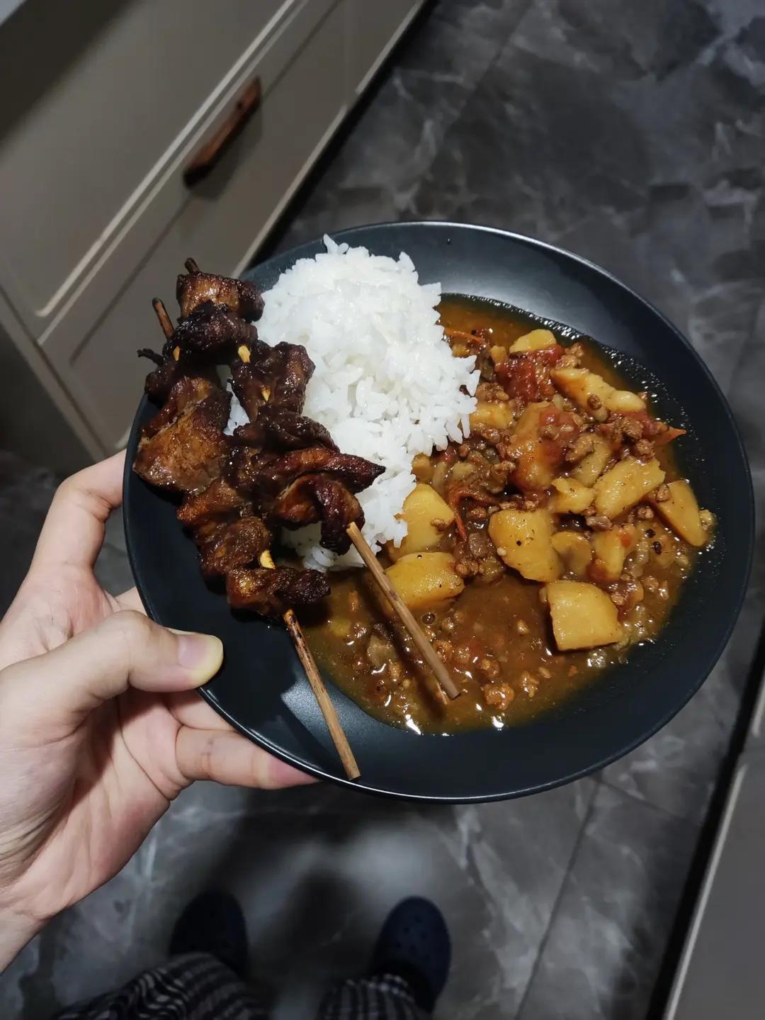 空气炸锅烤肉