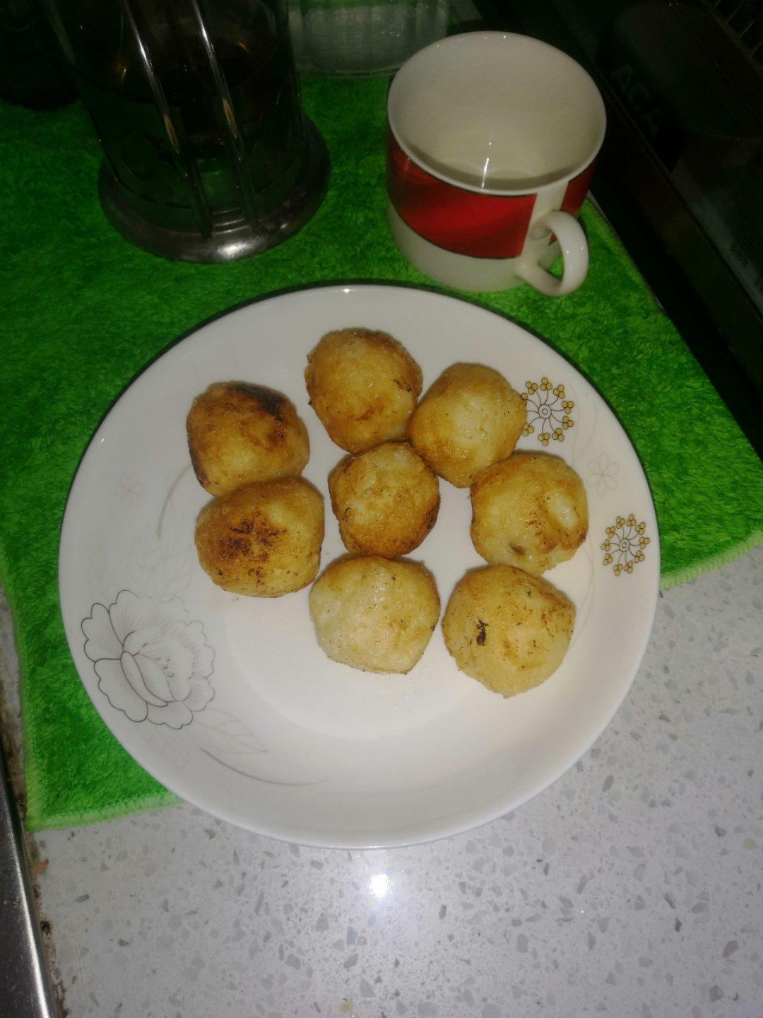 不崩油的炸元宵