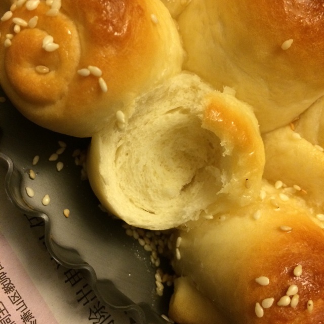 名字叫馒头的蜂蜜面包！