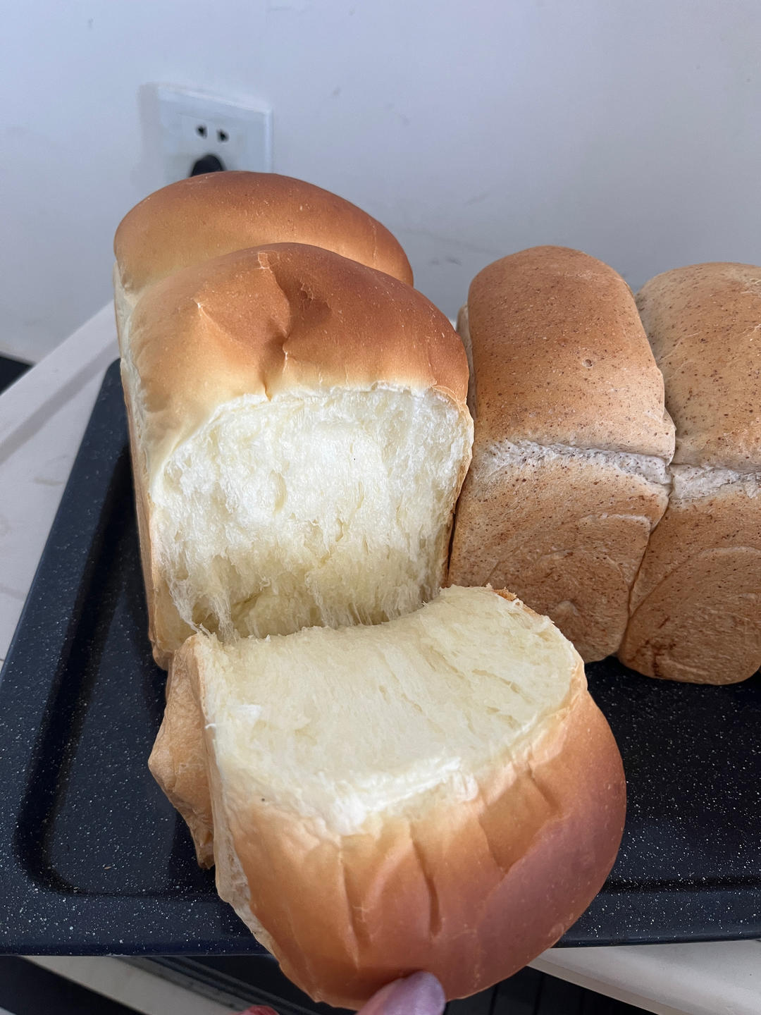 纯奶手撕吐司的做法 步骤1