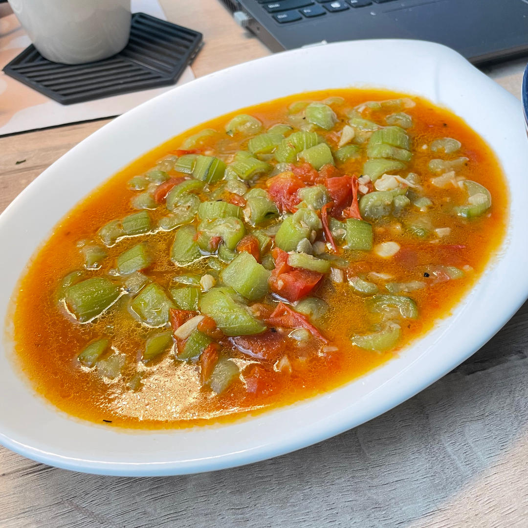 番茄炒丝瓜
