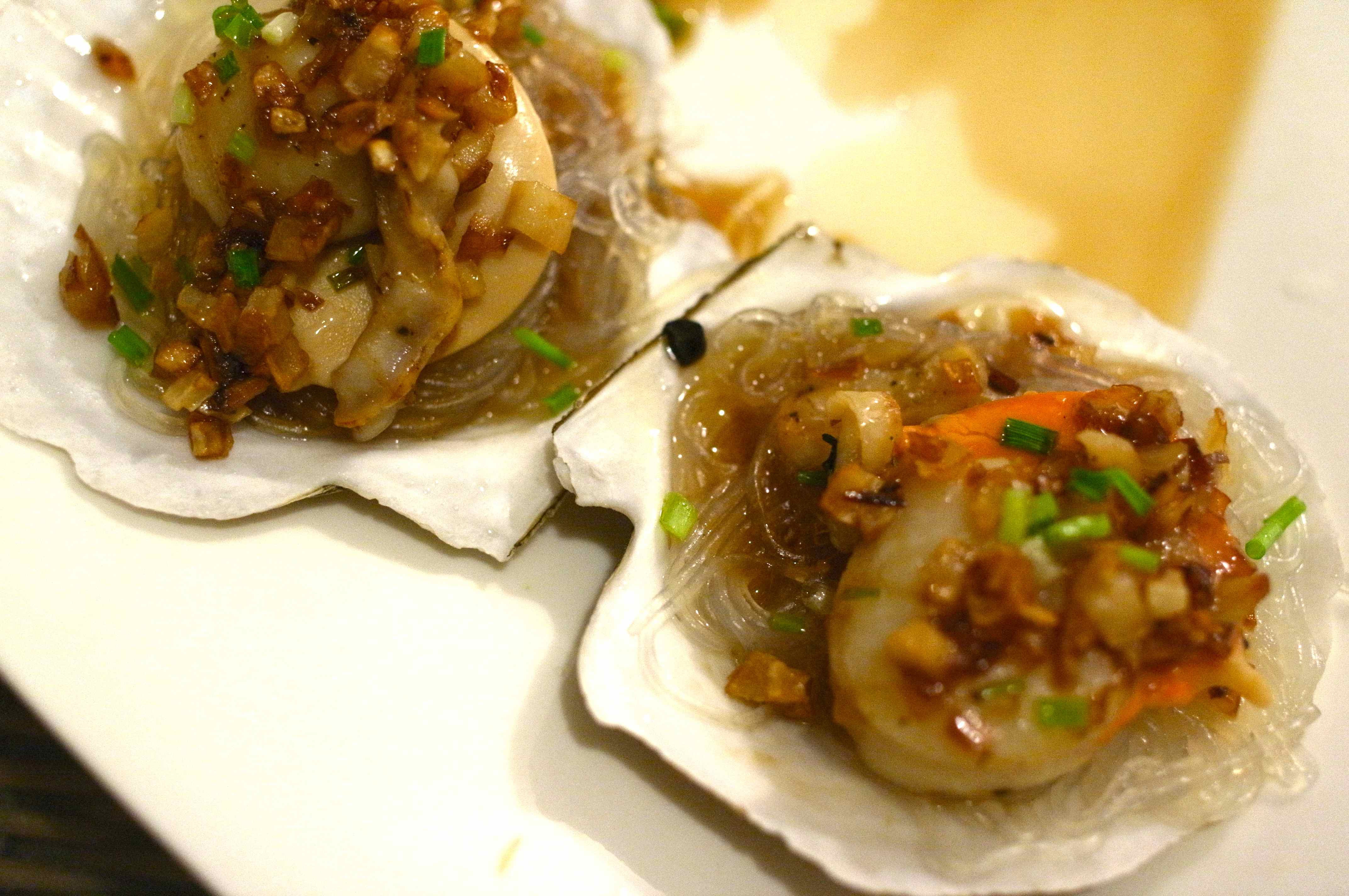蒜蓉粉丝蒸扇贝