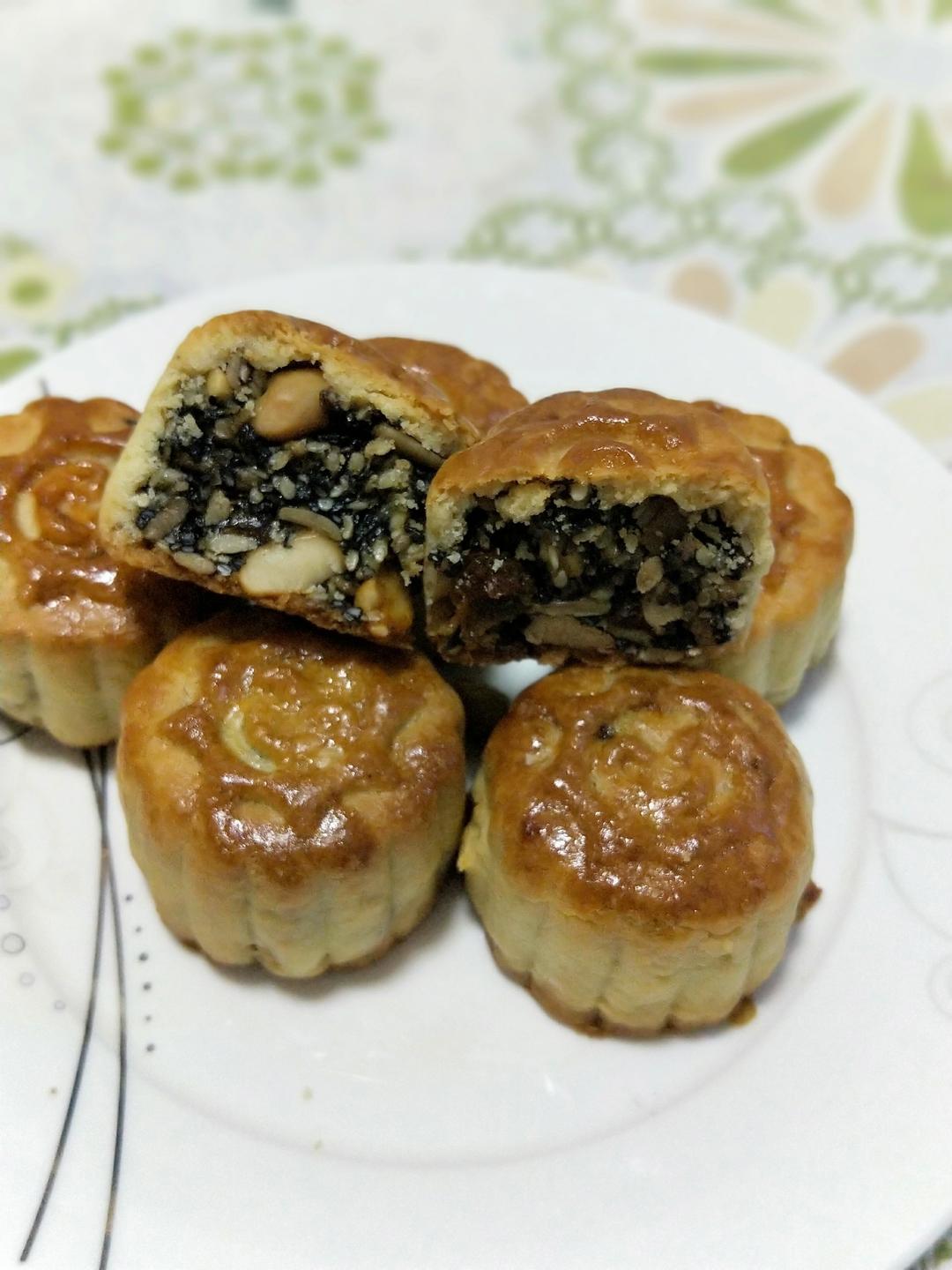 五仁月饼～不用转化糖浆的版本