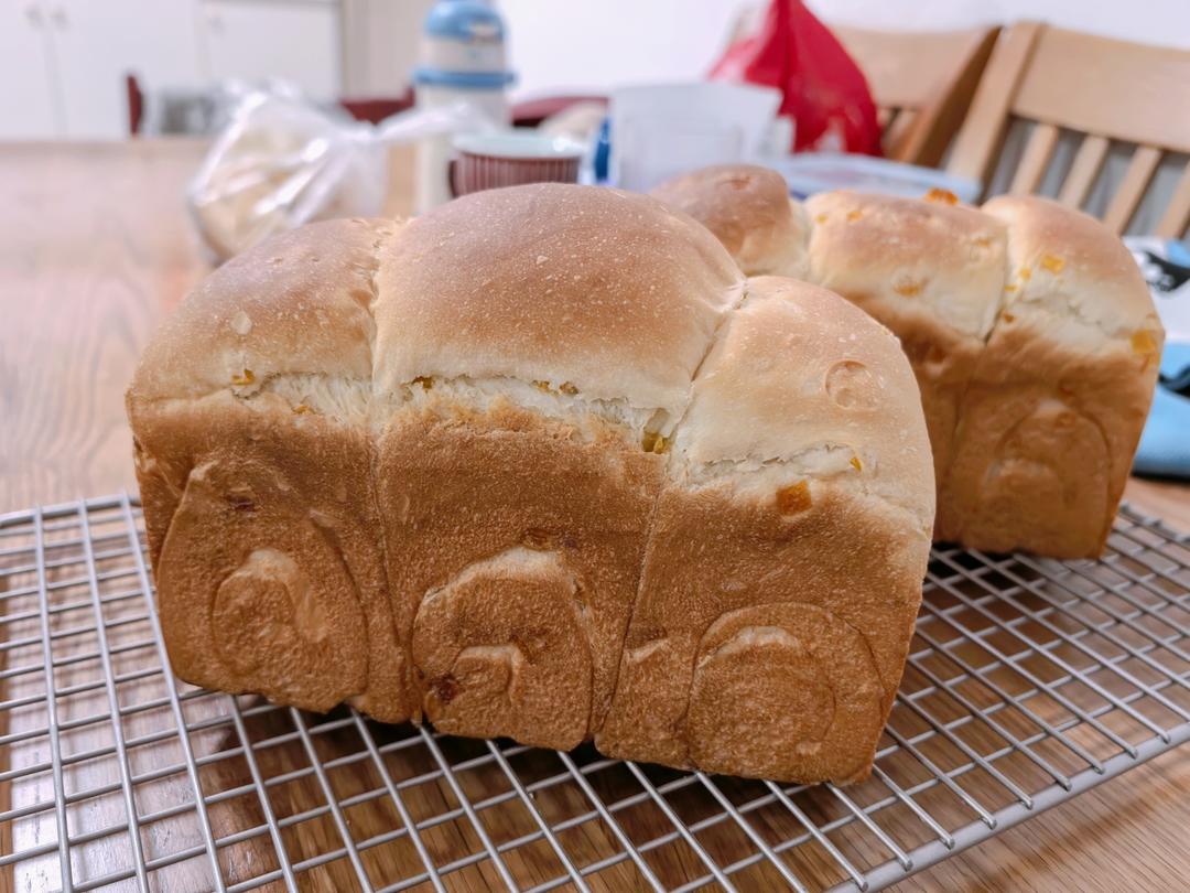 麻烦也值得的酸奶橙皮丁吐司（450克模具）