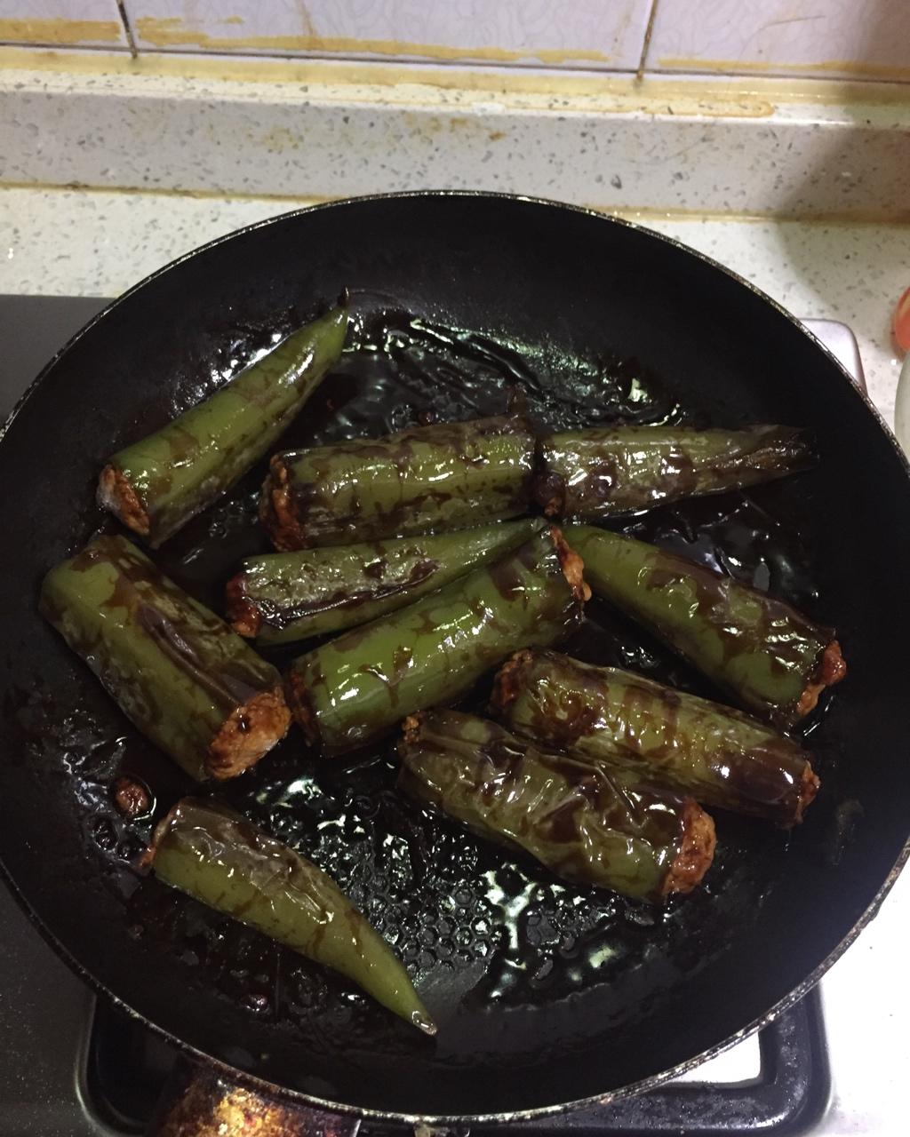 下饭菜肴--青椒酿肉