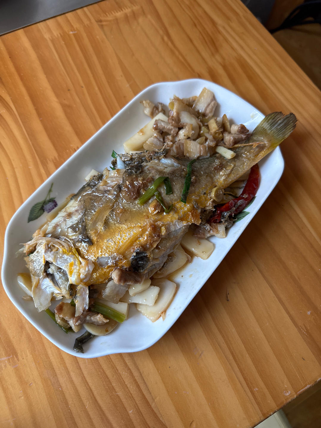 【台州菜】家烧黄鱼(米其林三星新荣记)