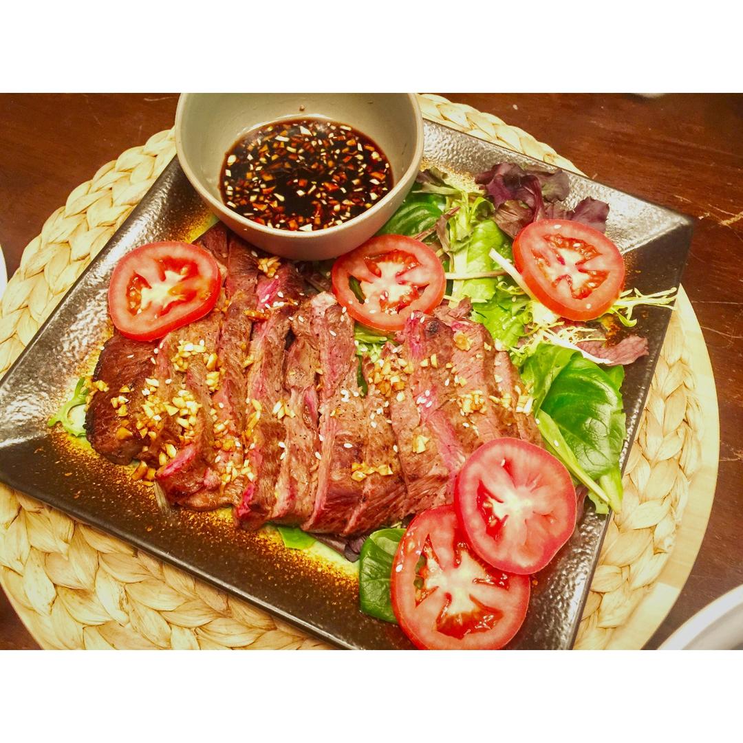 牛排大拌菜-2018年夜饭【曼食慢语】