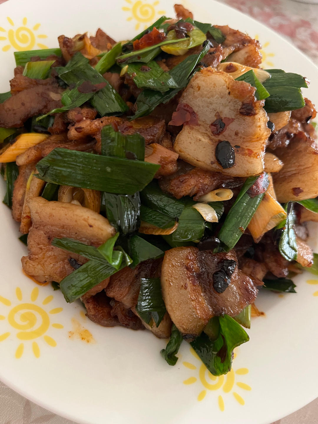 老丁的私房菜-蒜苗回锅肉