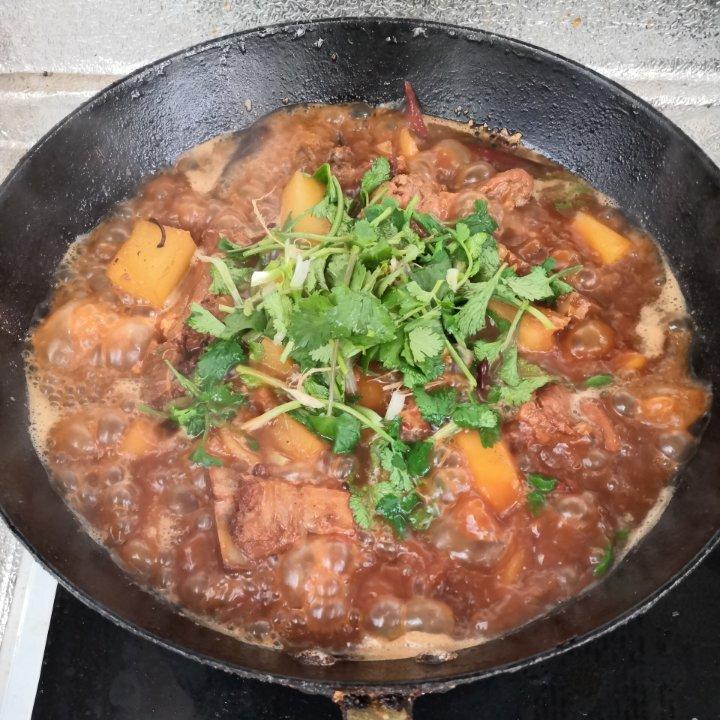 莲藕土豆炖猪脊骨