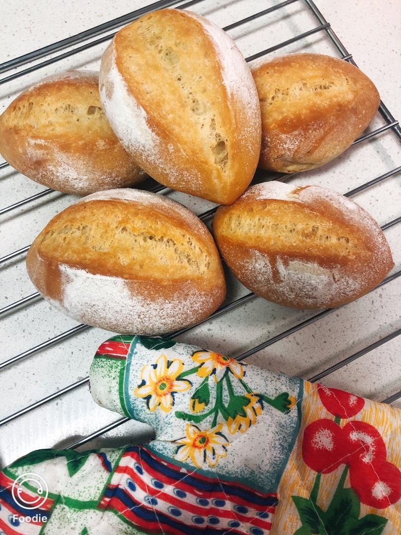 免揉面｜软绵法式乡村小面包