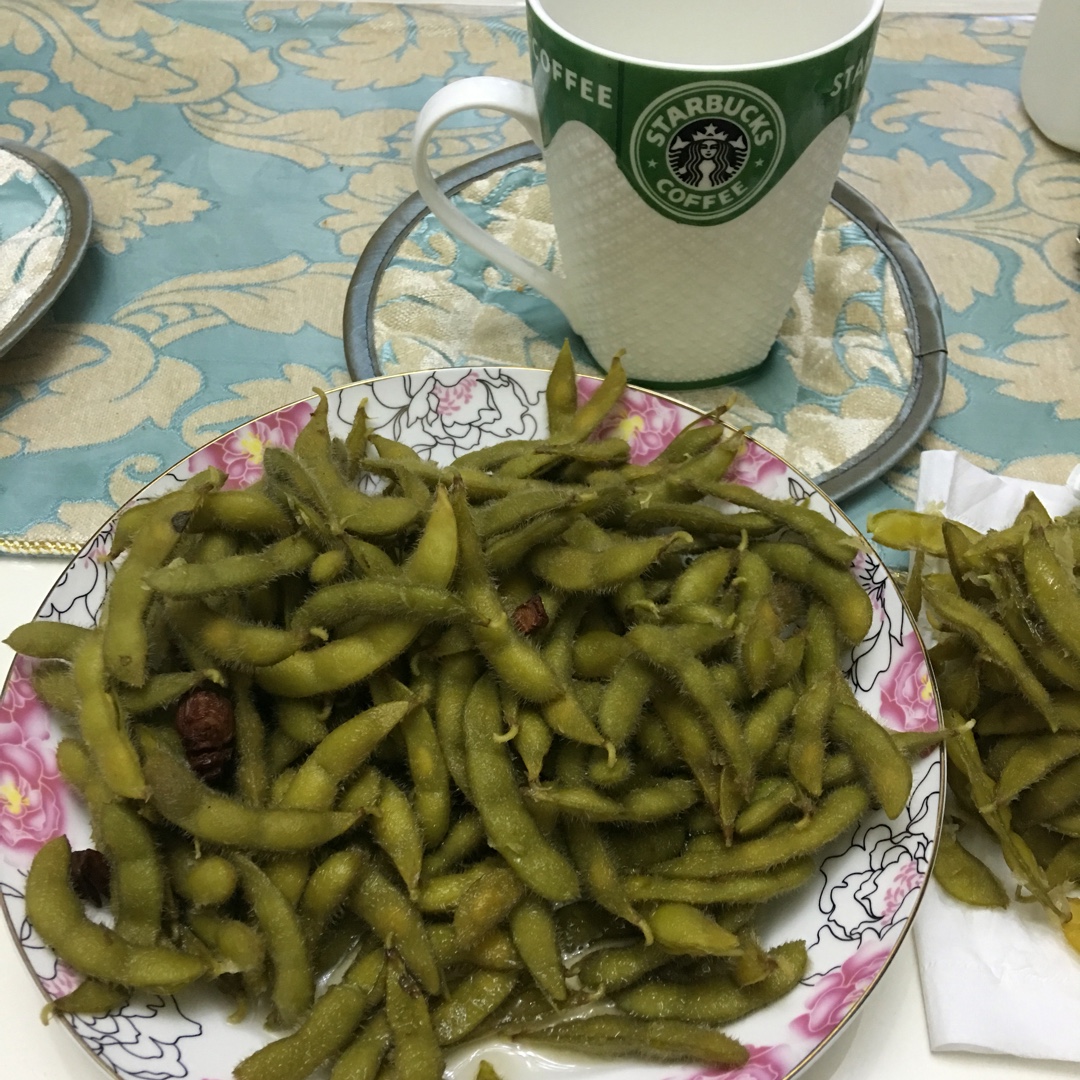 冰镇香糟毛豆