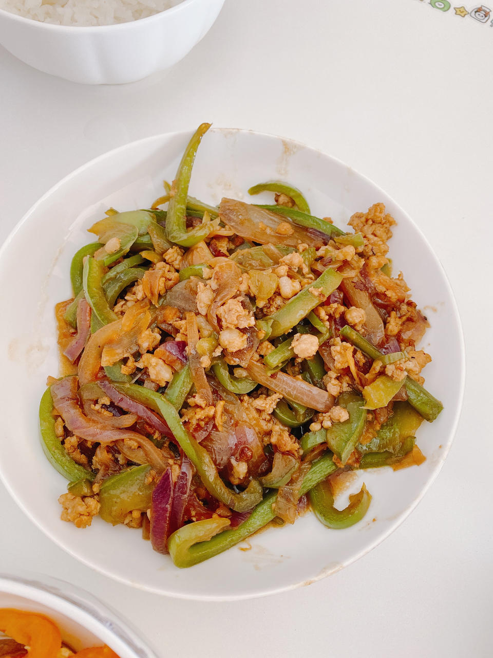 下饭菜 洋葱柿子椒炒蛋