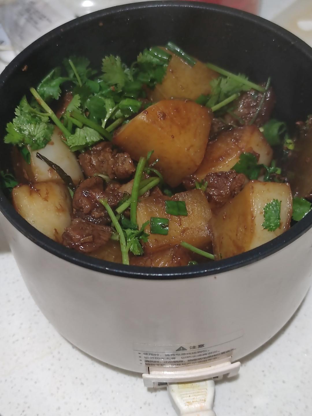 萝卜焖牛腩 （好吃得可以摆摊了）