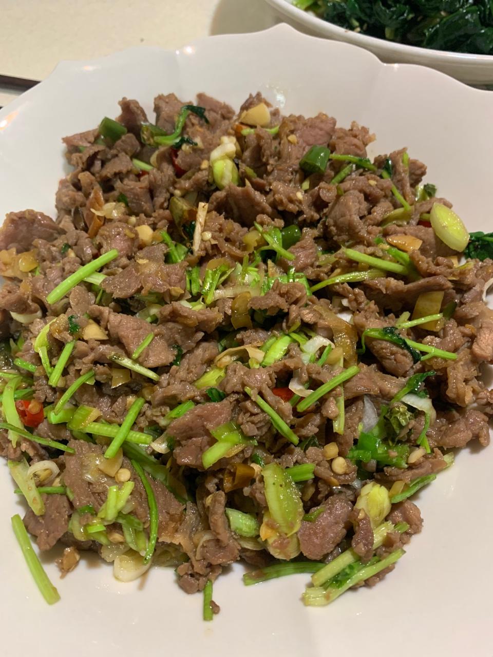 下饭神器~小炒黄牛肉的做法 步骤4