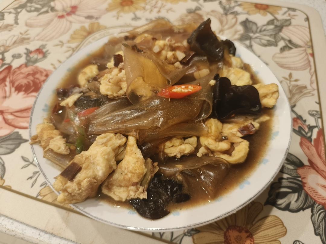 比饭店好吃的鸡蛋粉皮