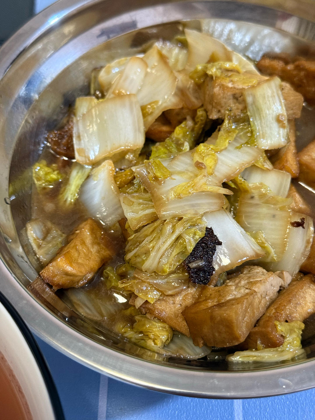 娃娃菜炖豆腐