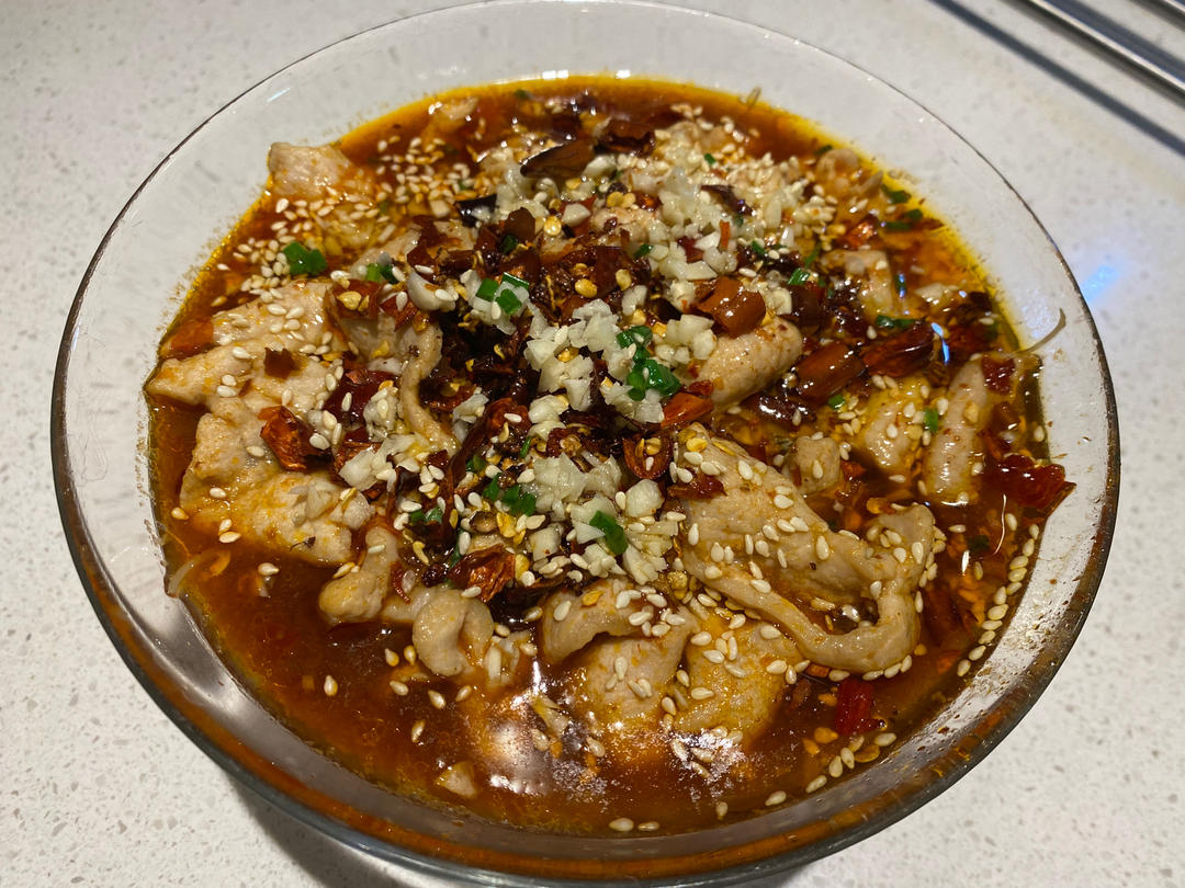 厨师长教你：“水煮肉片”的正宗做法，这味道真的很四川