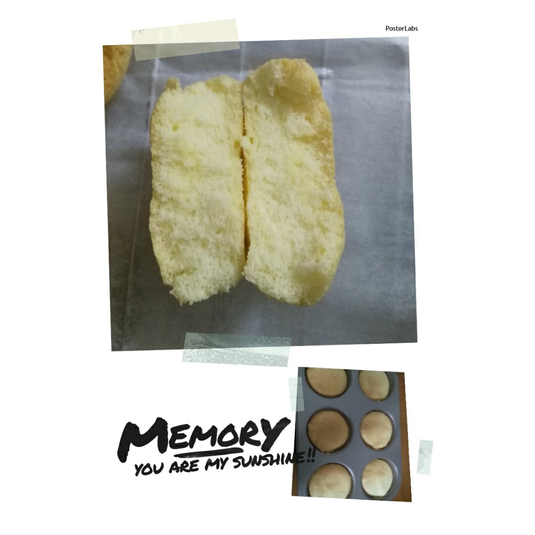 戚风杯子蛋糕^_^不开裂不回缩喔～