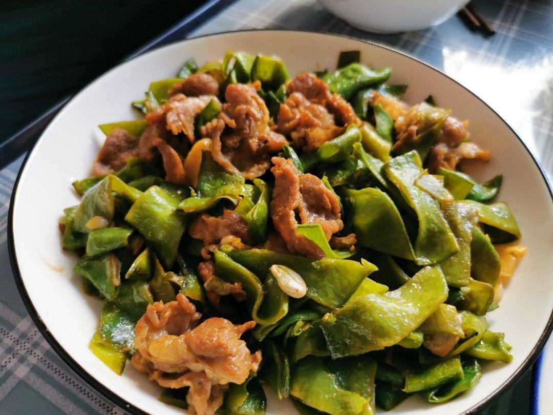 豆角炒羊肉
