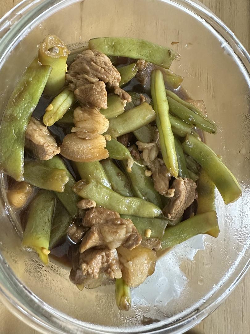 四季豆烧肉