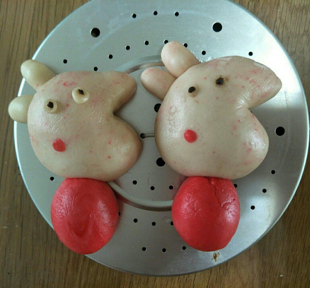 卡通馒头（小猪佩奇&小羊苏西）