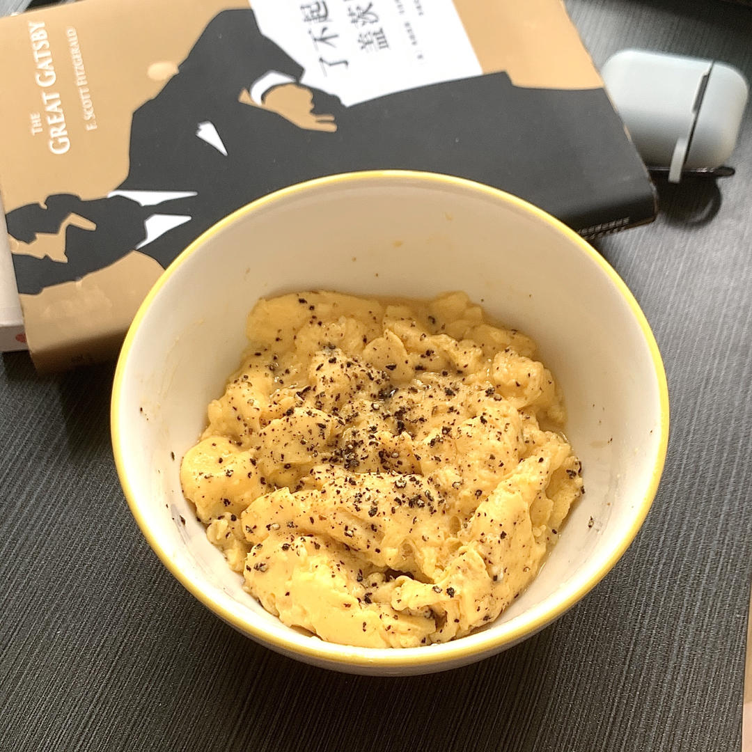 美式牛奶炒滑蛋，低脂健康