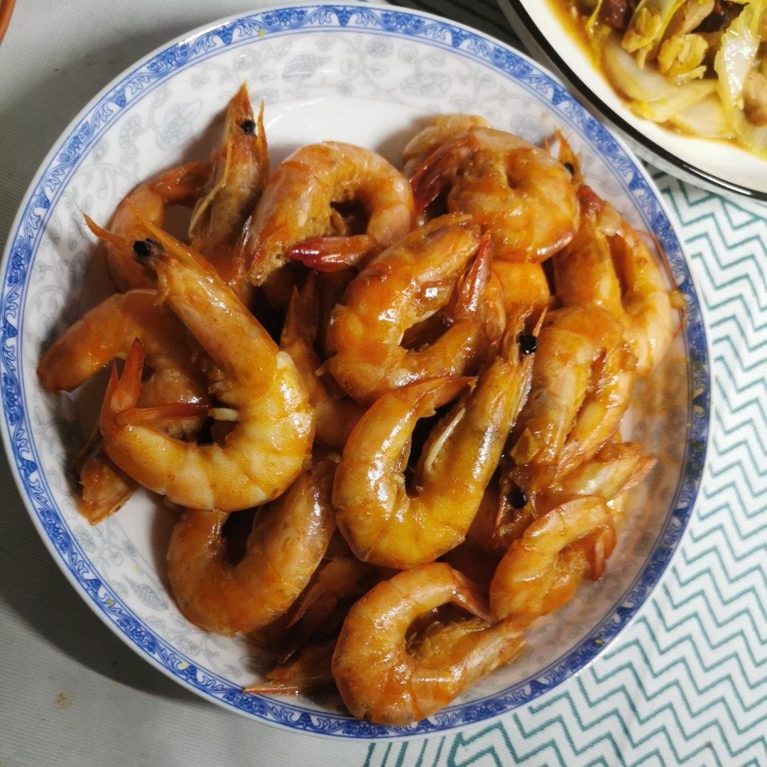 家庭版油焖大虾