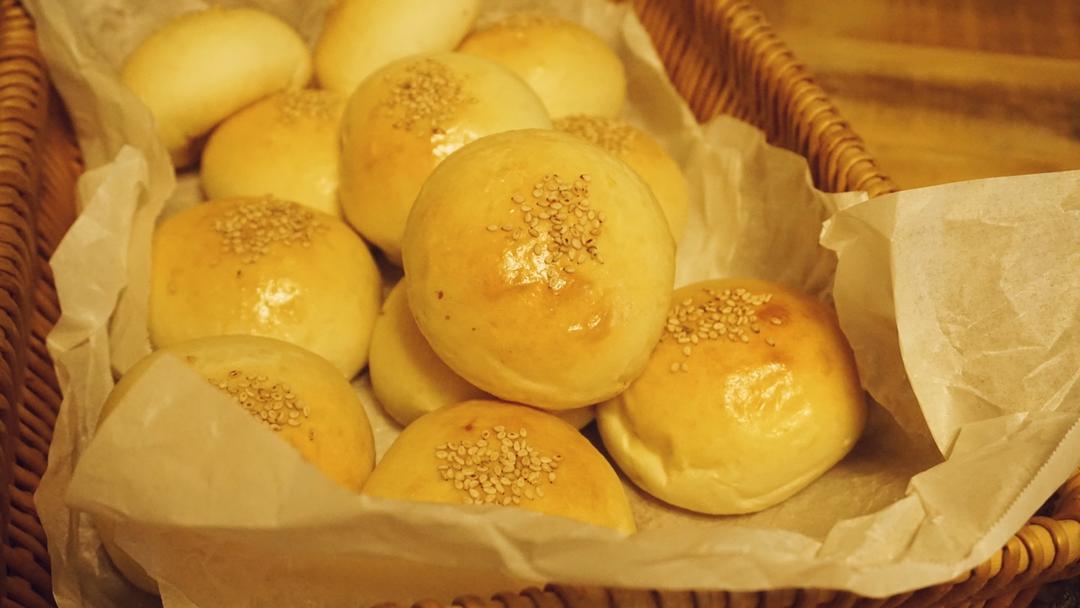温柔的“中种奶油红豆面包”
