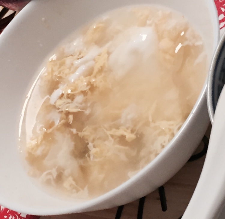 土豆丝榨菜丝蛋汤