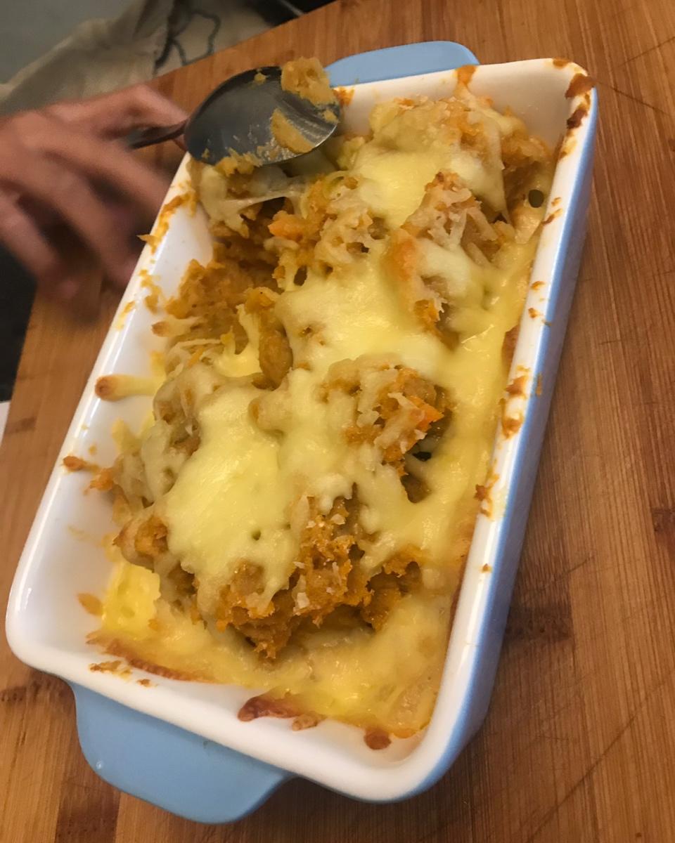 无油无糖芝士焗红薯🍠
