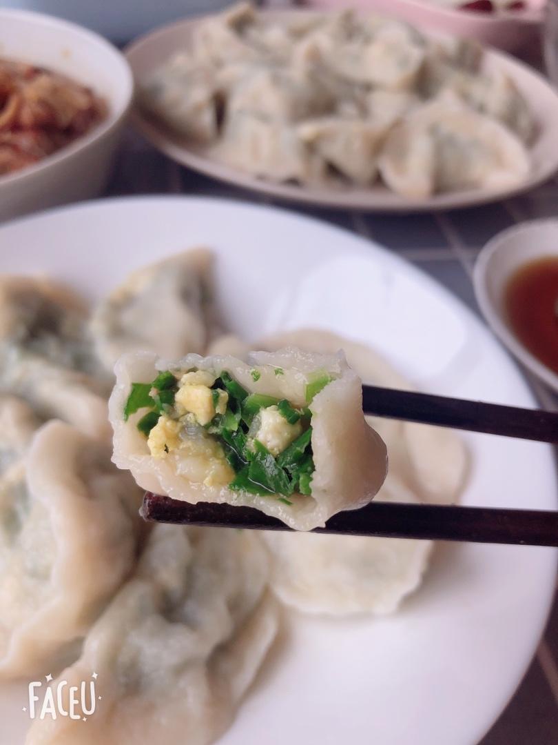 韭菜鸡蛋虾仁三鲜饺子