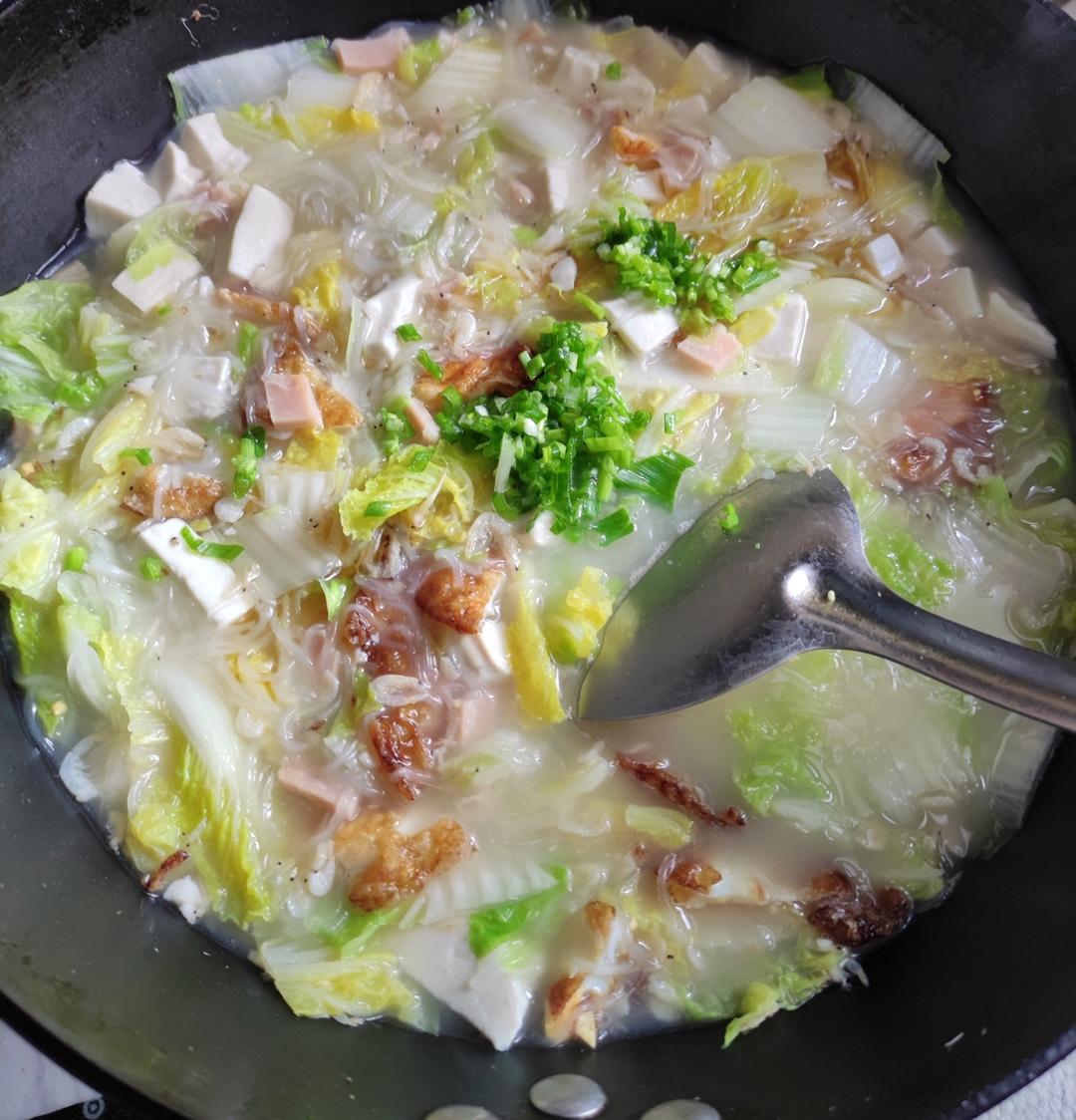 白菜粉丝汤