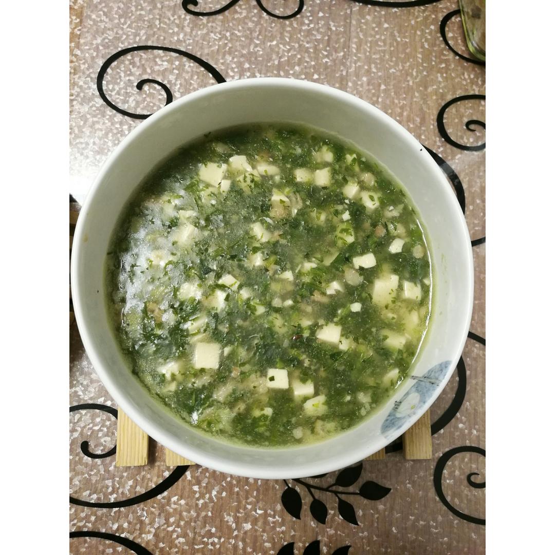 荠菜豆腐羹