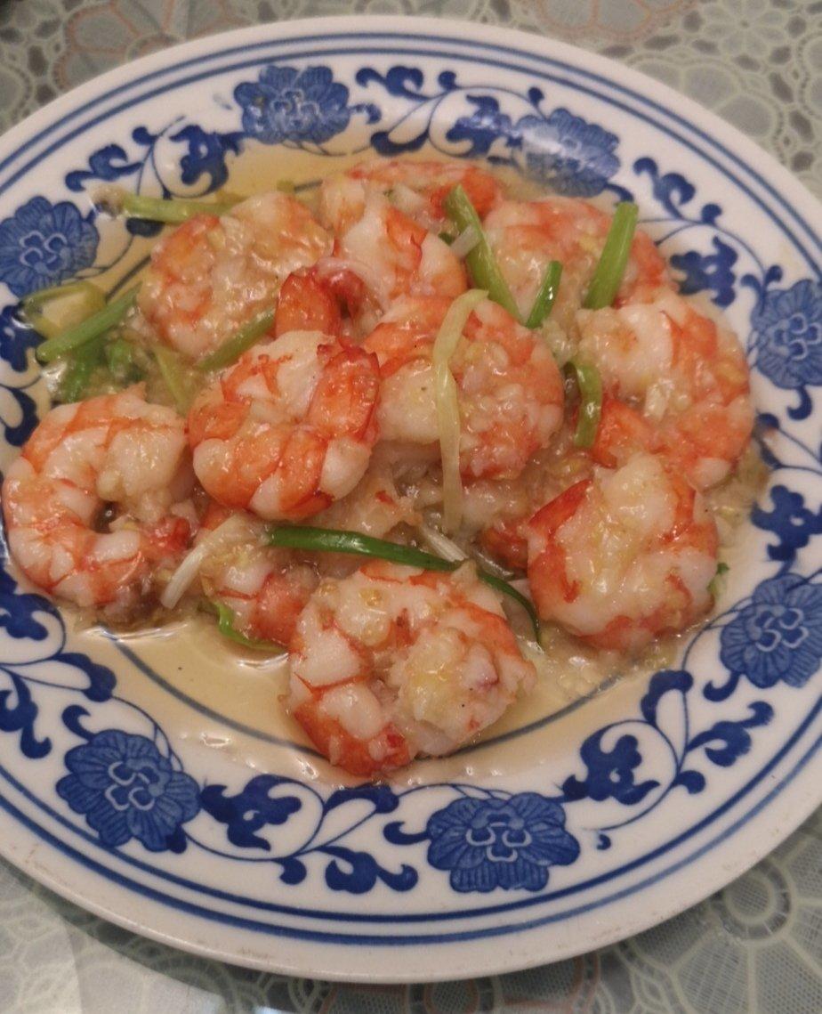 葱爆虾仁