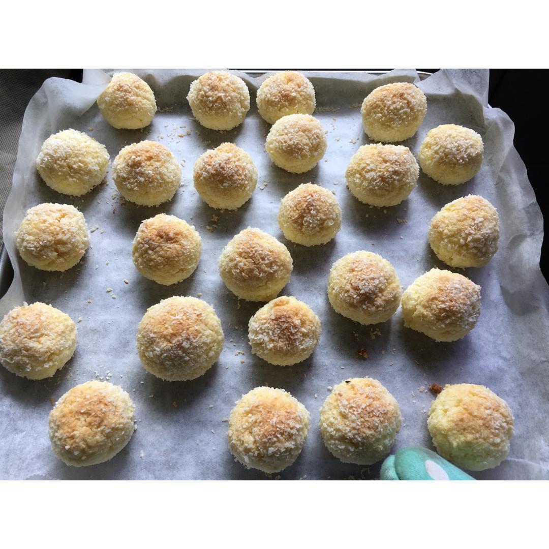 【视频】椰蓉小酥球（消耗蛋黄）童年美食