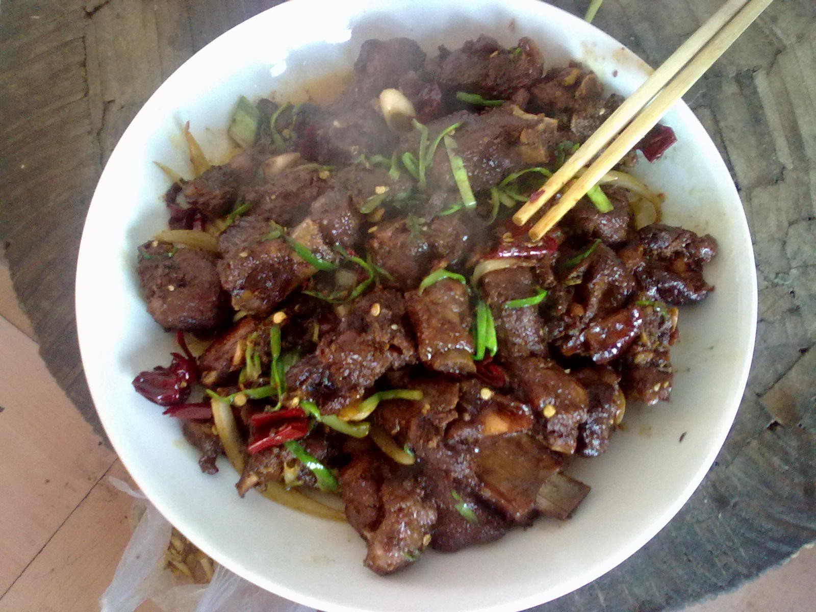 孜然风味干锅排骨