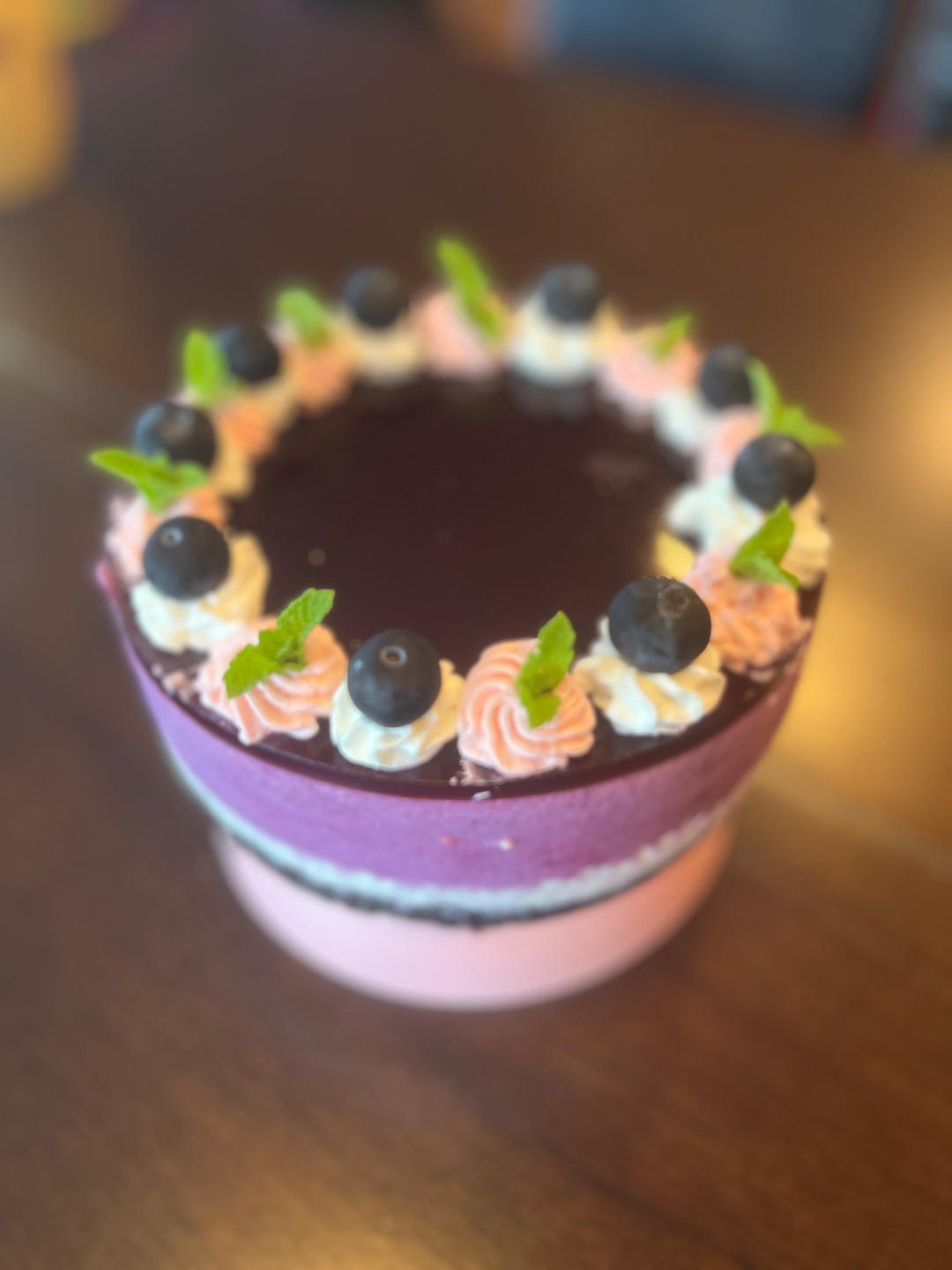 🌸蓝莓酸奶慕斯蛋糕🍰（6寸）