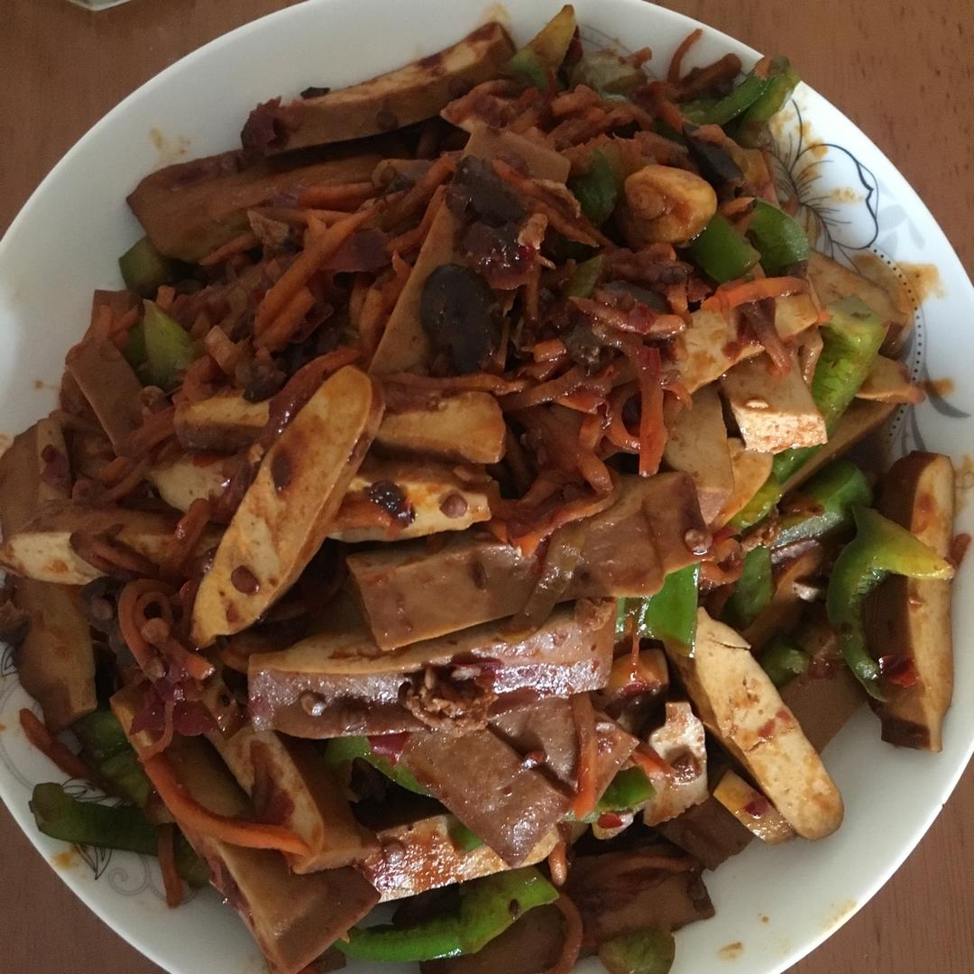 青椒豆腐干