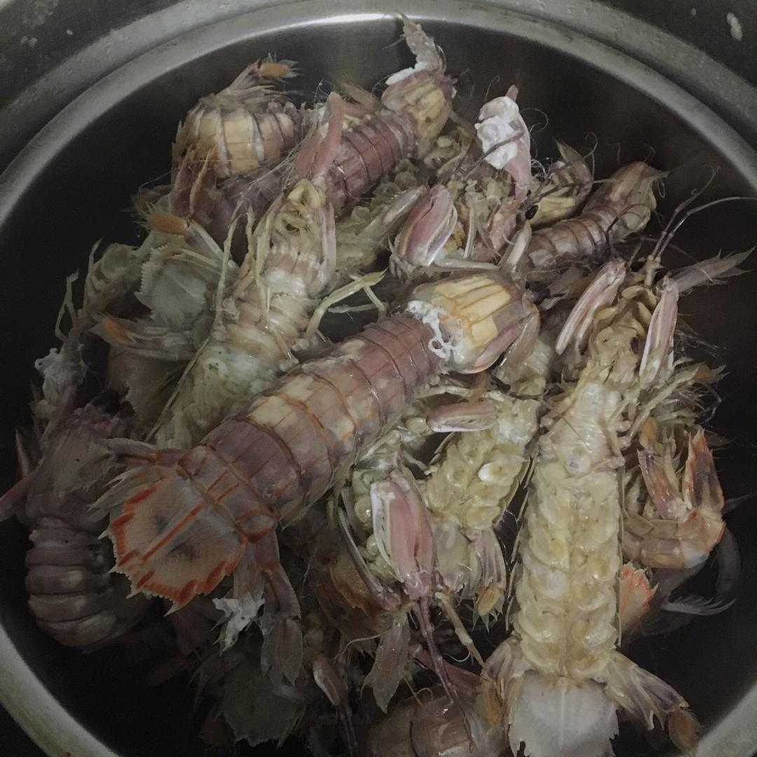 清蒸皮皮虾