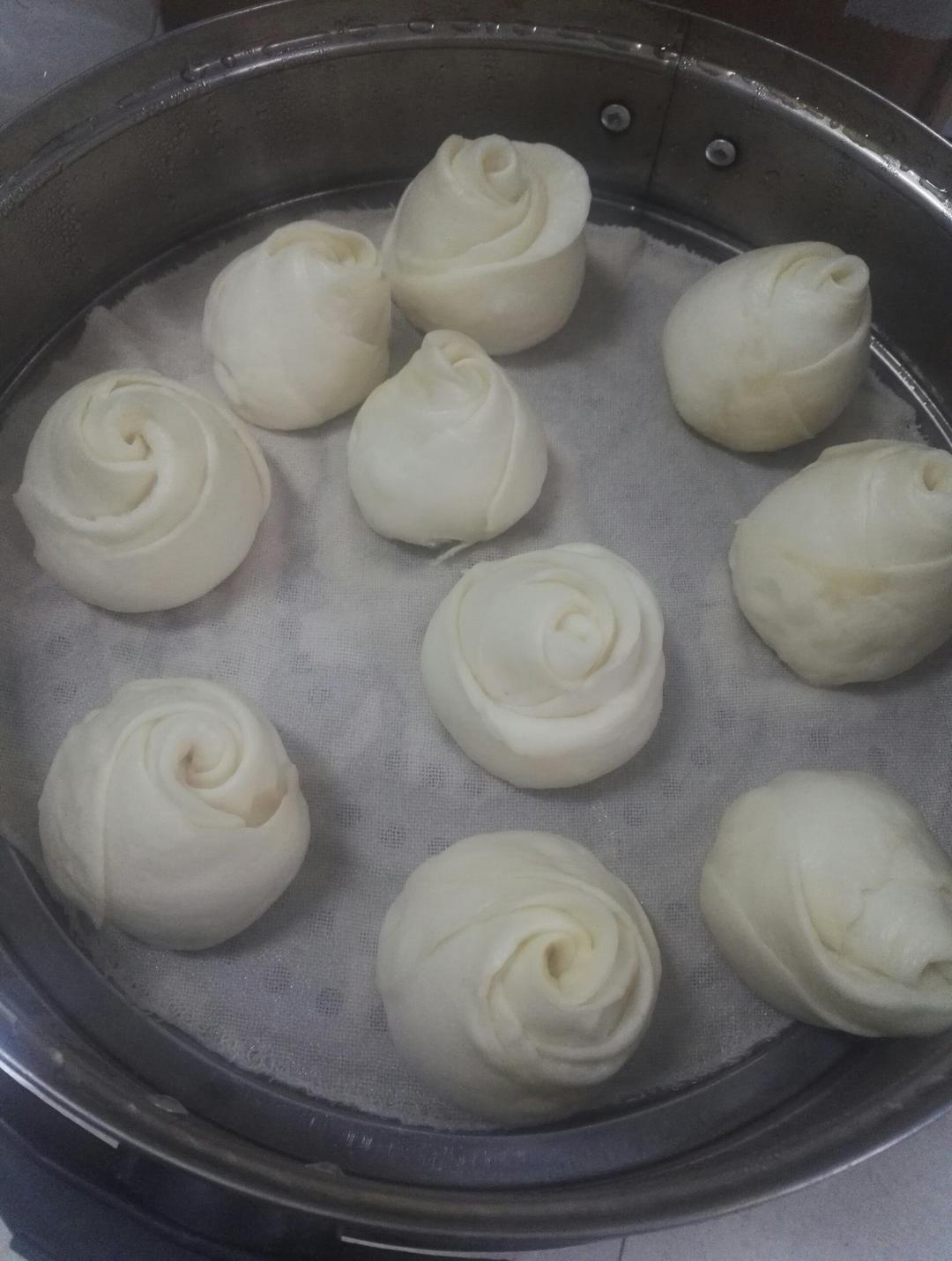 玫瑰花馒头