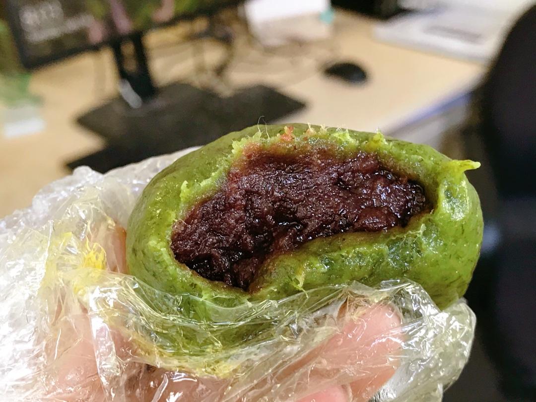 艾草青团-经典豆沙+网红肉松