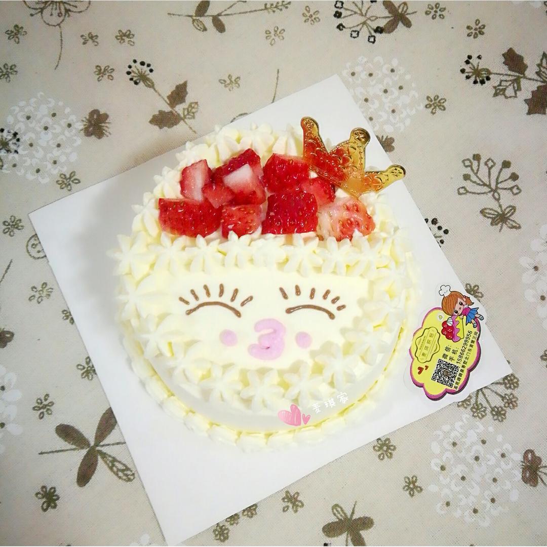 麦琪家做的巧克力转印蛋糕